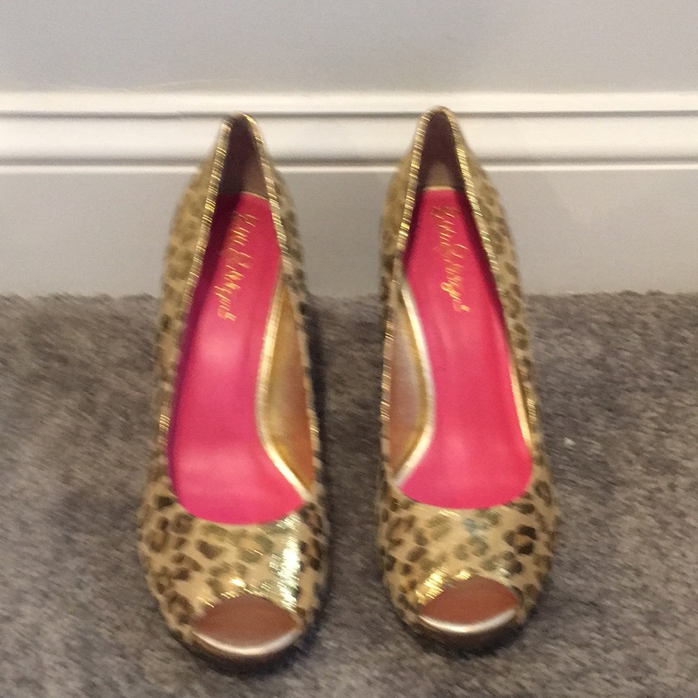 Lilly Pulitzer wedge shoes